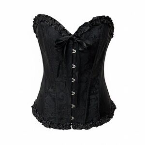 Elegant Black Corset Top